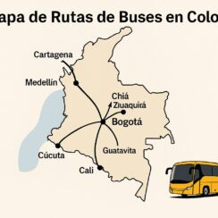 Ruta de Buses en Colombia 2025